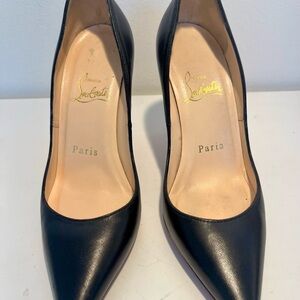 Christian Louboutin Sz 34 Elegant Black Heels